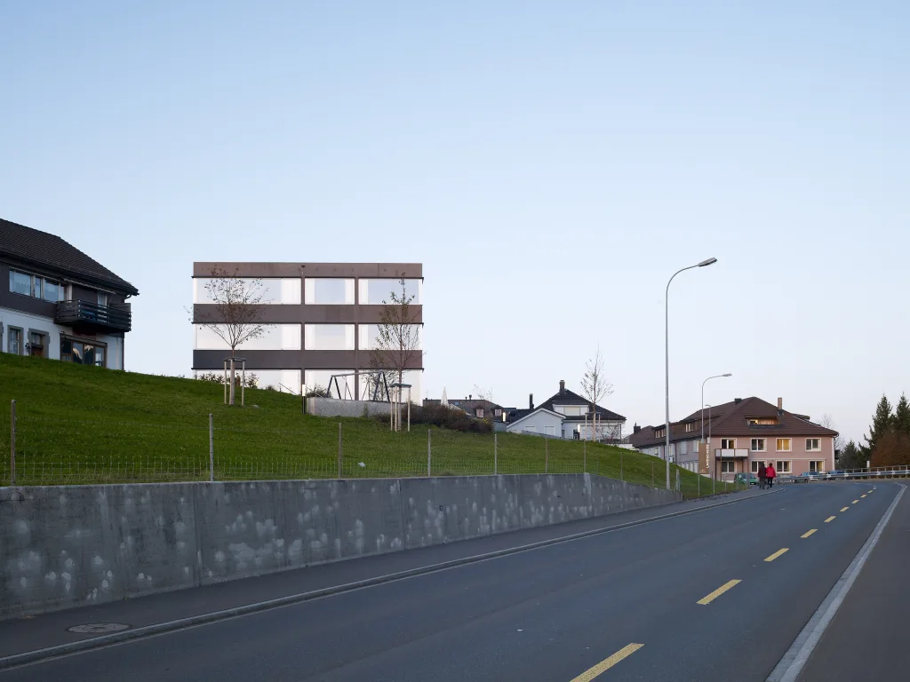 01 Kit Werkstattgebaeude Landscheide Schoenengrund Suedwestfassade  Ruedi Walti