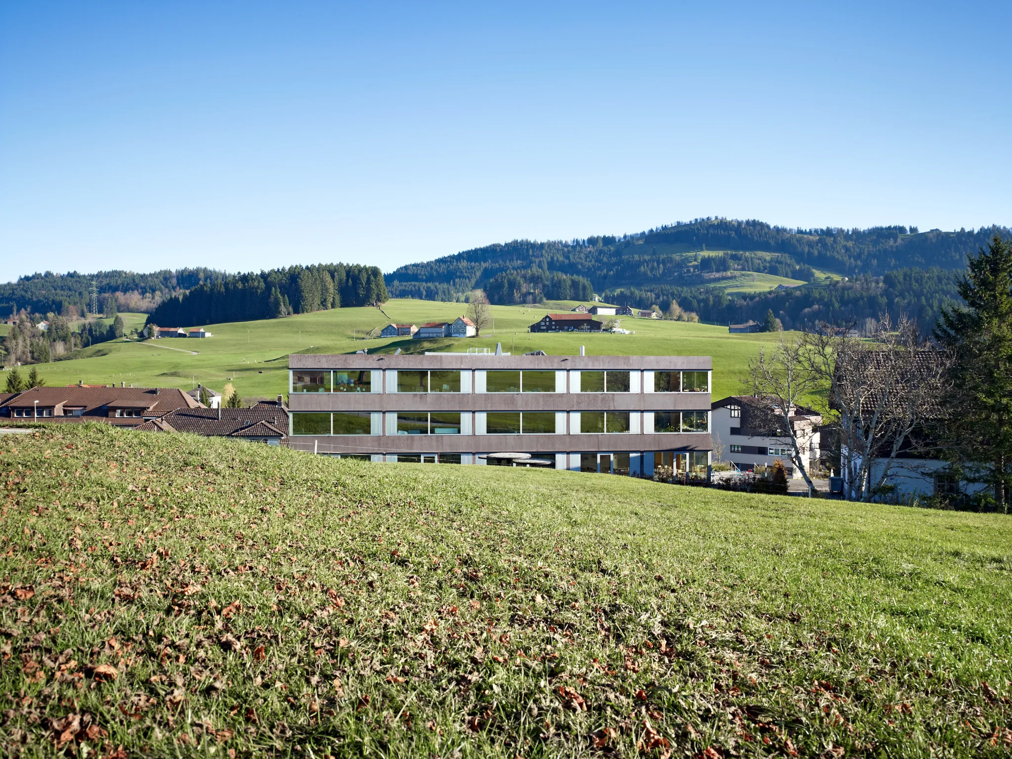03 Kit Werkstattgebaeude Landscheide Schoenengrund Nordwestfassade  Ruedi Walti